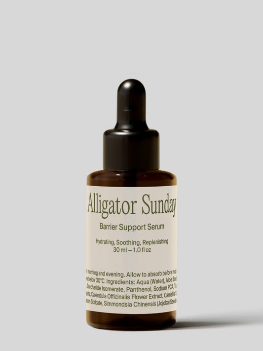Alligator Sunday Barrier Support Serum, 30ml, niacinamide and aloe barrier repair serum