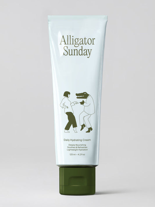 Alligator Sunday Daily Hydrating Cream, 125ml, lightweight face and body moisturiser